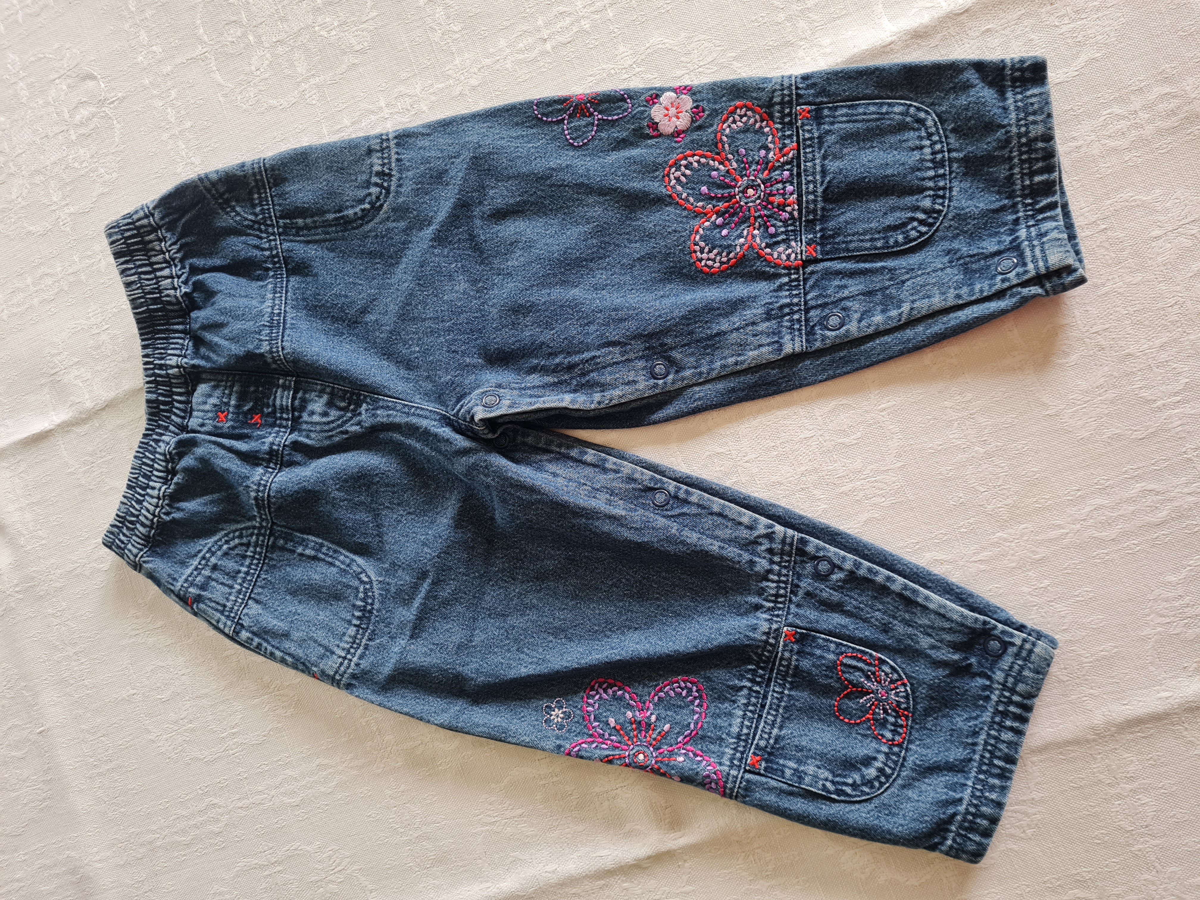 Sommerliche Jeans für Mädchen Gr. 86
