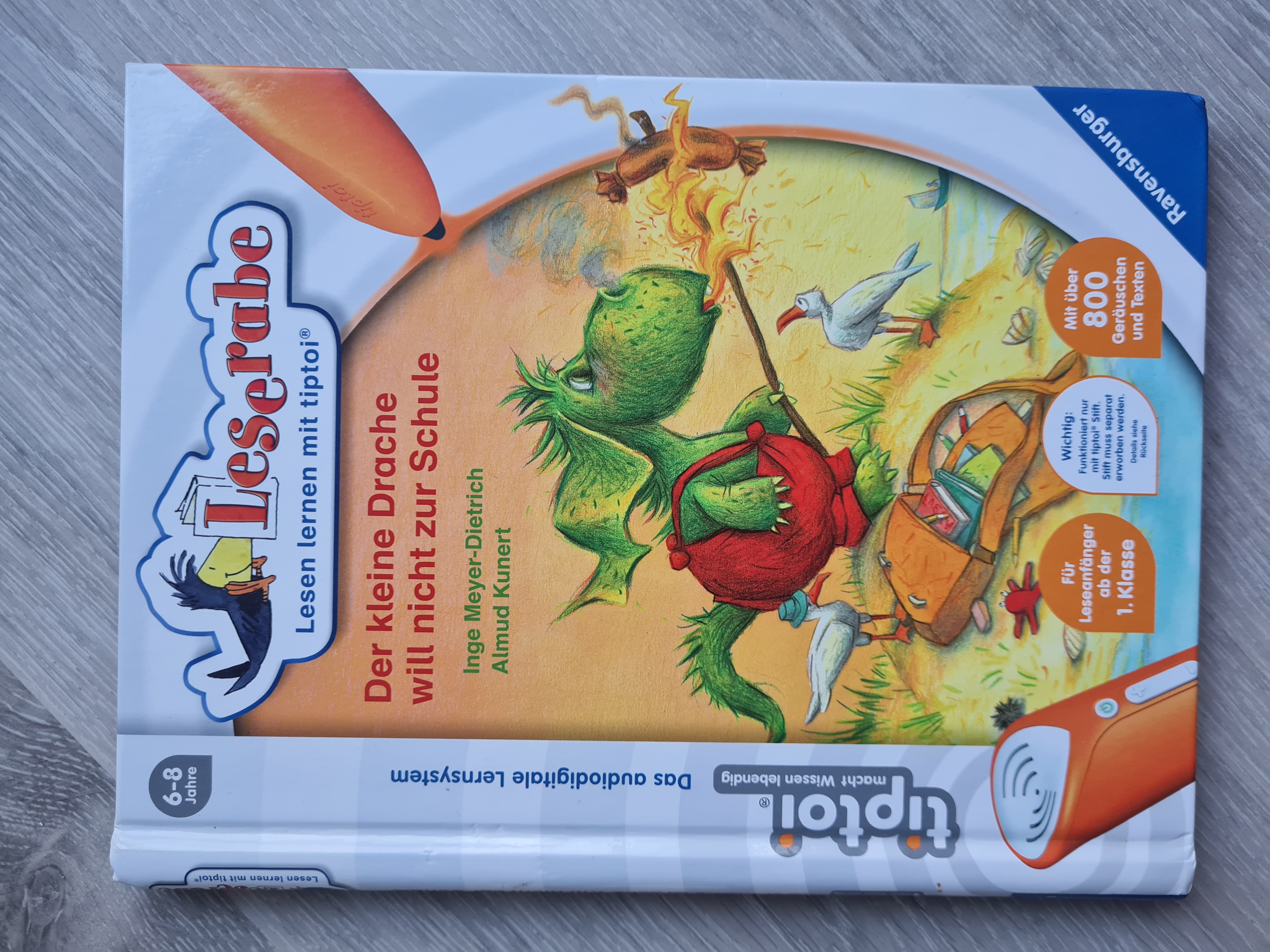 Tiptoi Leserabe - Der kleine Drache will nicht zur Schule, Neuwertig