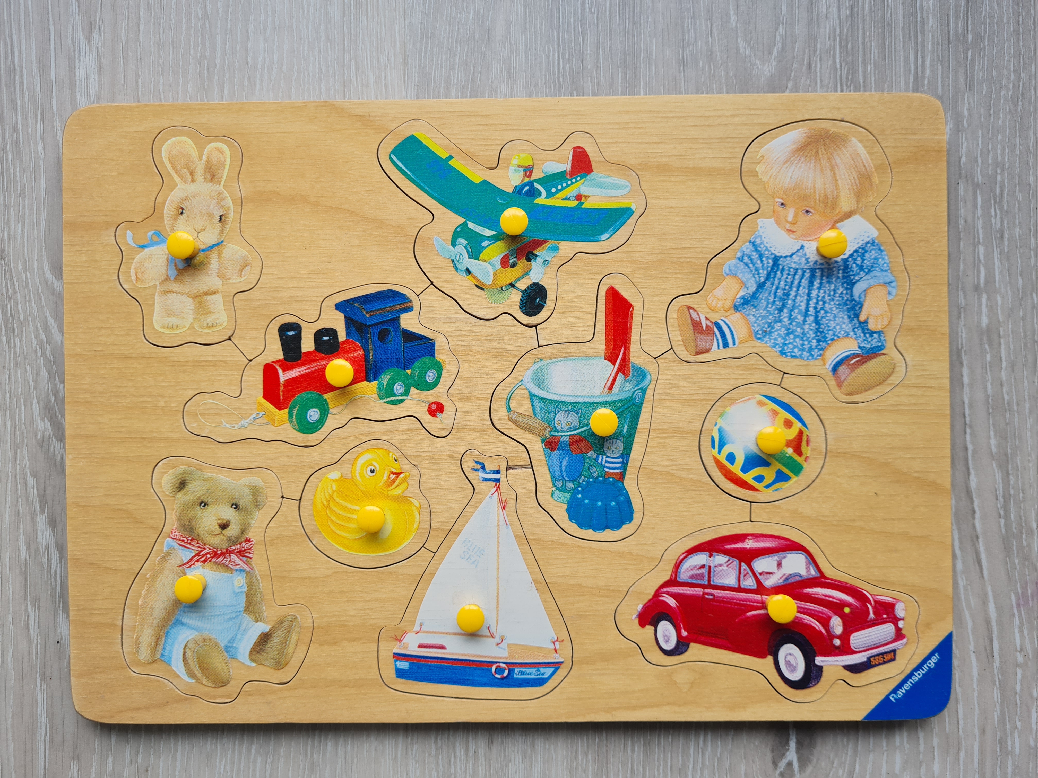 Holz Steckpuzzle