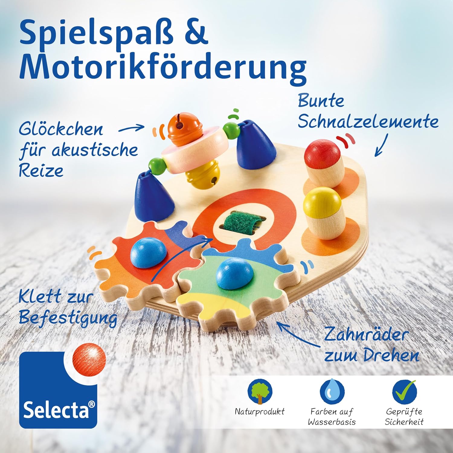 Selecta 62036 Minitivity, Motorikspielzeug, Neuware