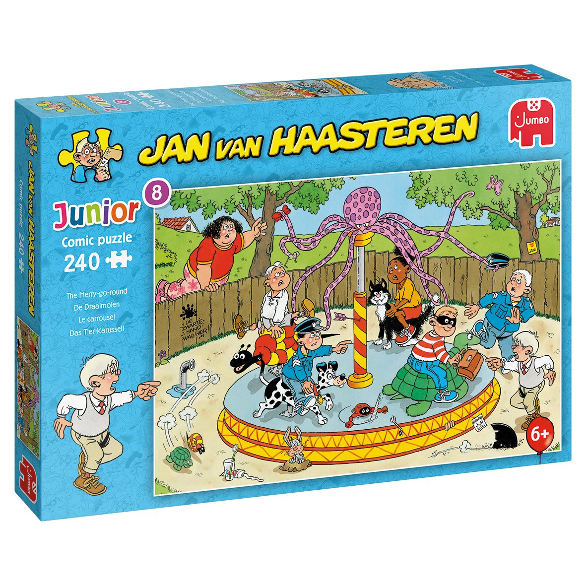 Jan Van Haasteren Junior Puzzle "Das Tier-Karussell", 240 Teile, Neuware