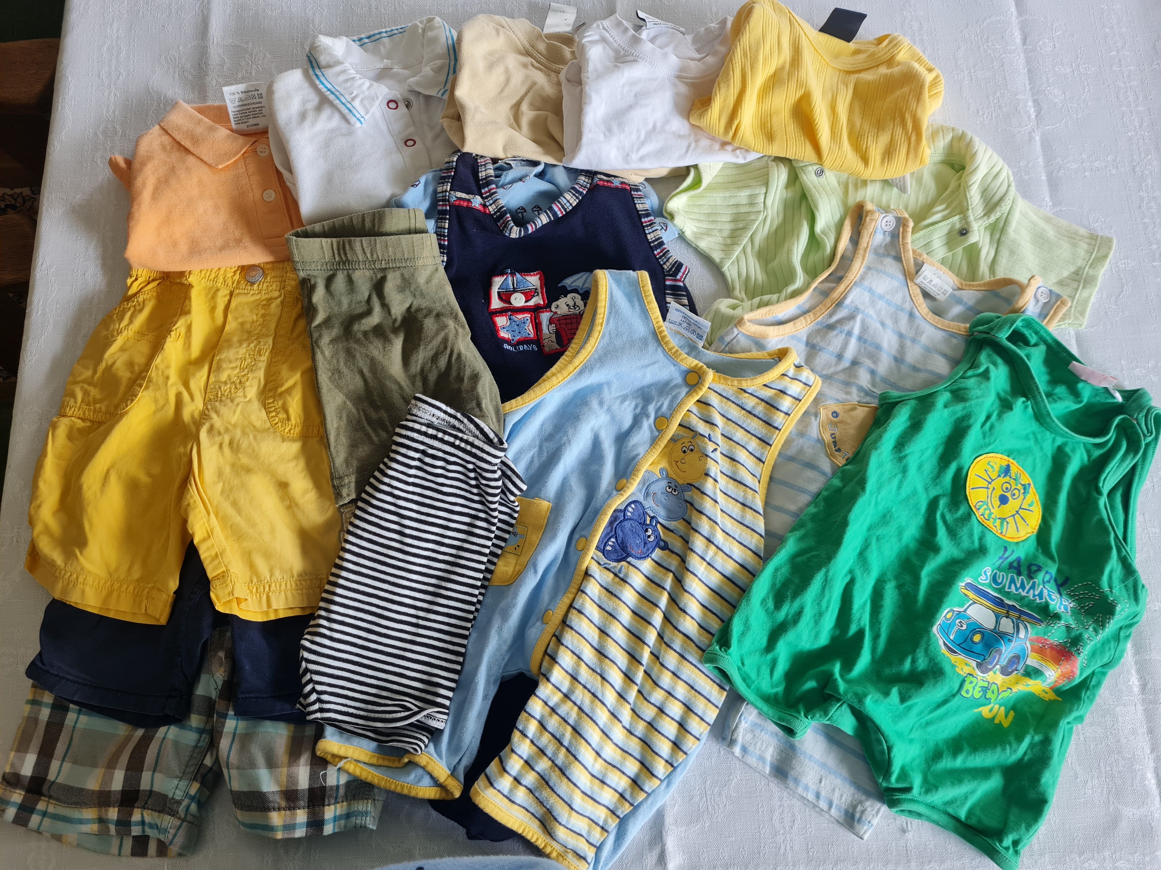 Sommerpaket für Jungen Gr. 62/68, Secondhand