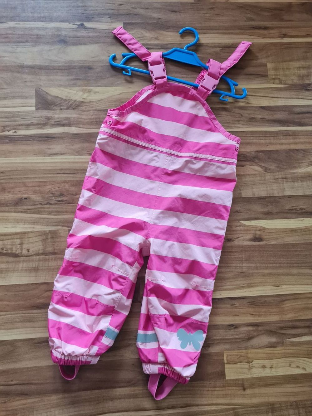 Topomini Regenhose "pink-rosa-gestreift", Gr. 80, Neuware mit Etikett