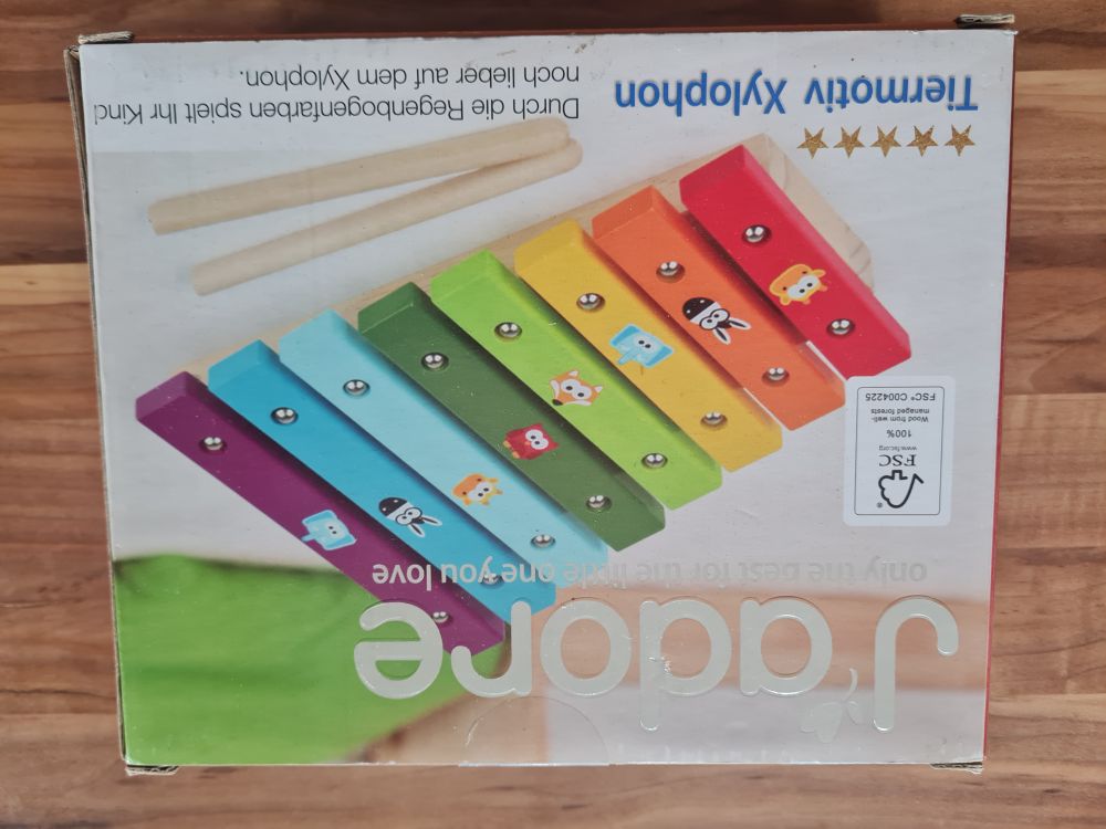 J'adore Tiermotiv Xylophon, Neuware