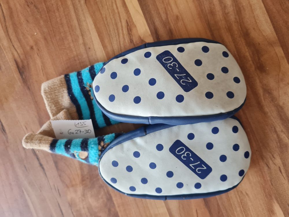 Hüttenschuhe / Hausschuhe, Gr. 27-30, Secondhand