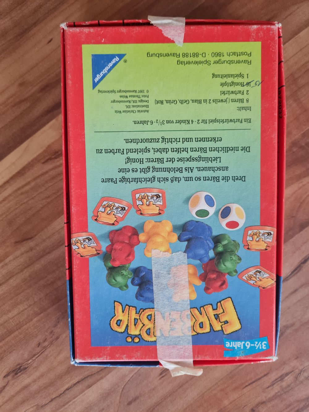 Farbenbär, Secondhand