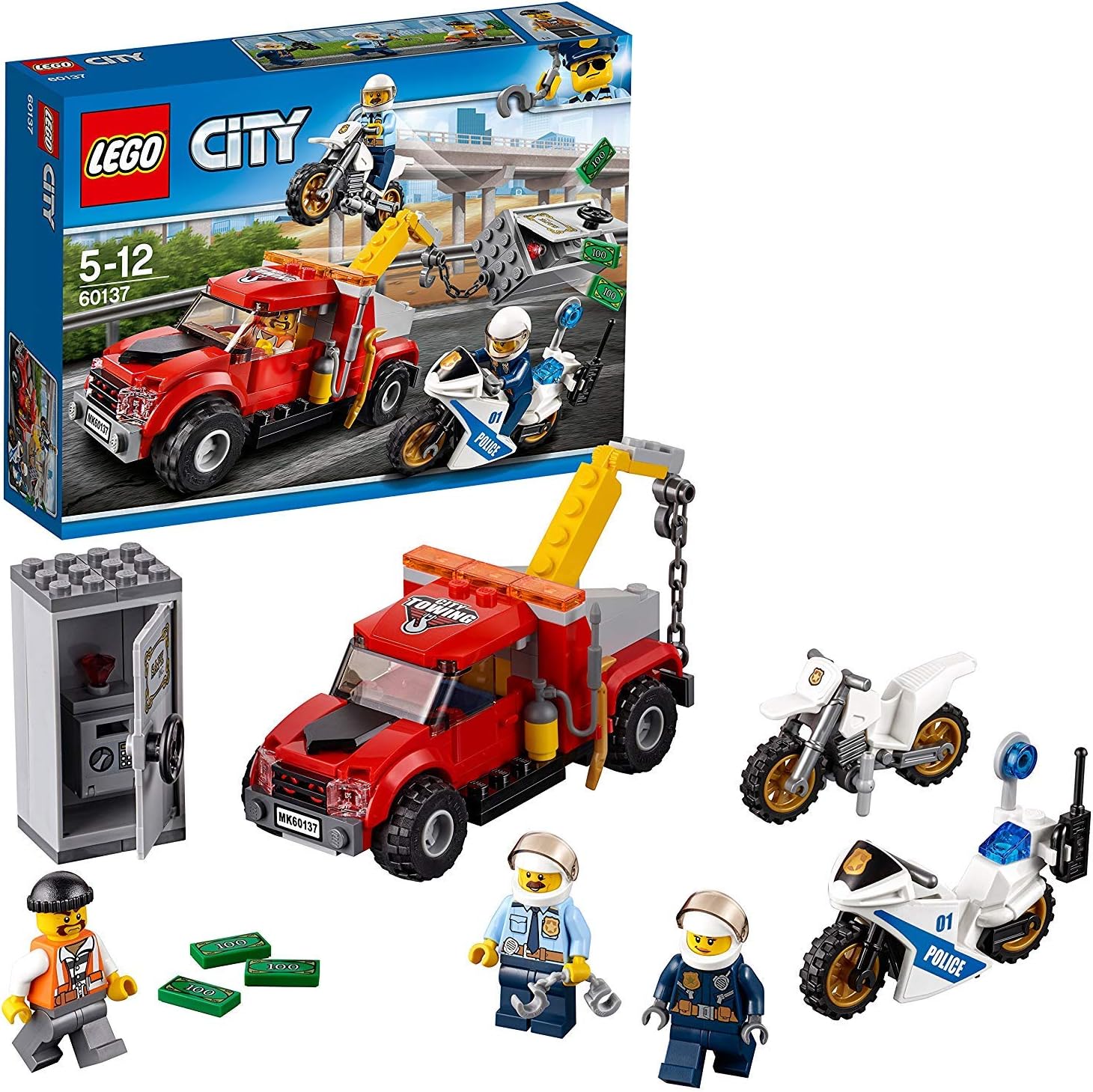 LEGO City 60137 Abschleppwagen auf Abwegen (EOL), Neuware