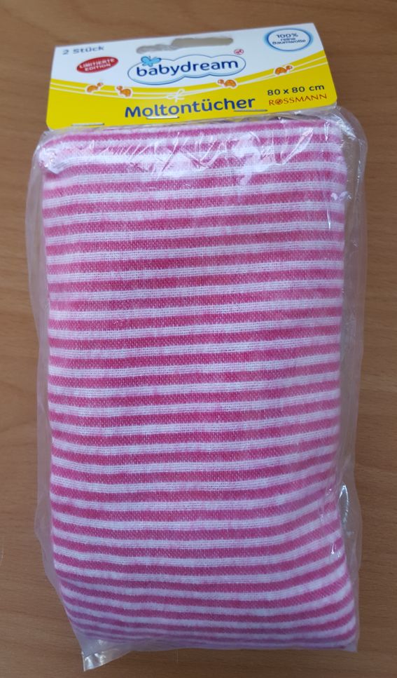2 Moltontücher, Neuware
