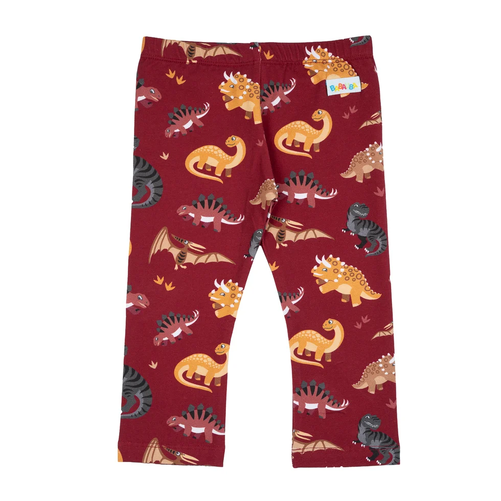 Babauba SkinnyPants "Babauba Big Dinos Brown", Gr. 74, Neuware mit Etikett