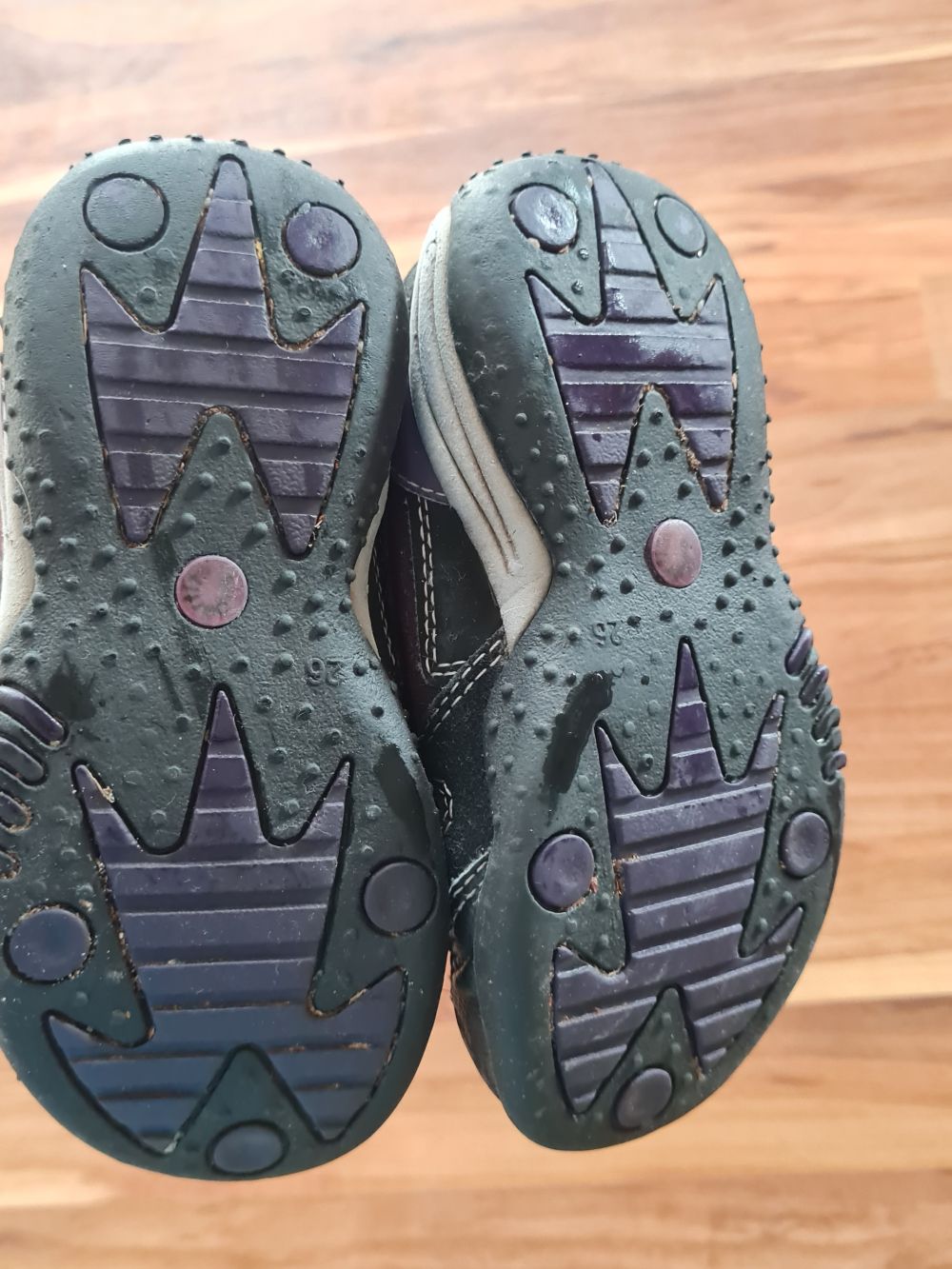 Superfit Schuhe, lila-schwarz, Gr. 26, Secondhand