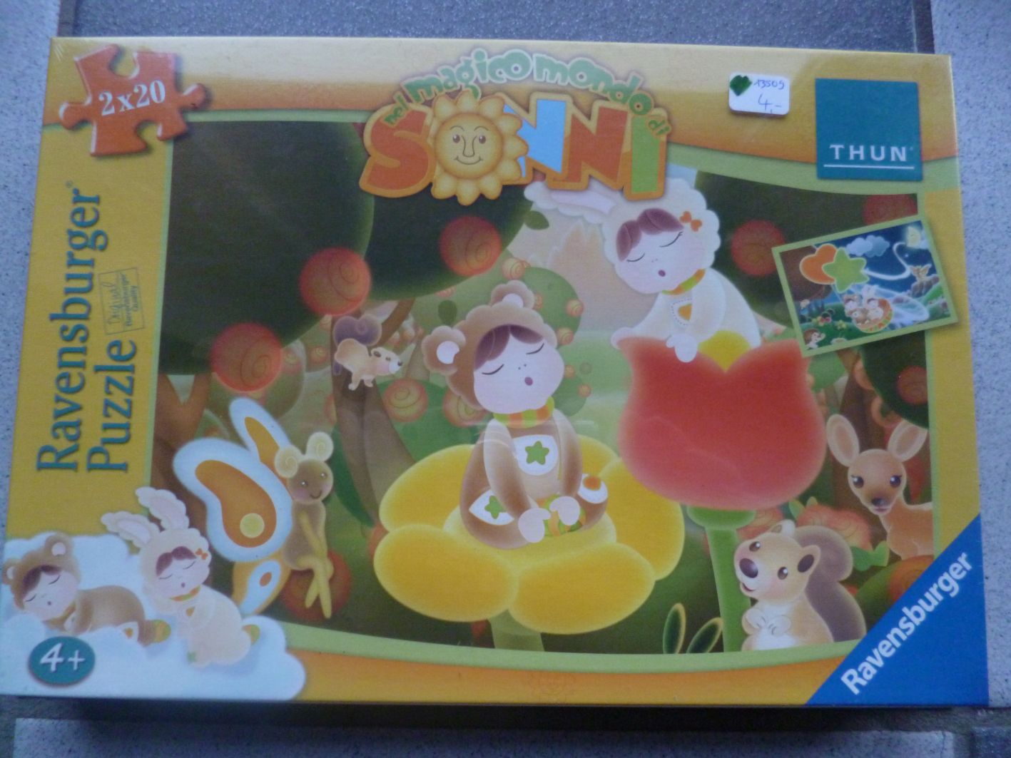 Puzzle "nel magico mondo di SONNI" 2 x 20 Teile, Neuware