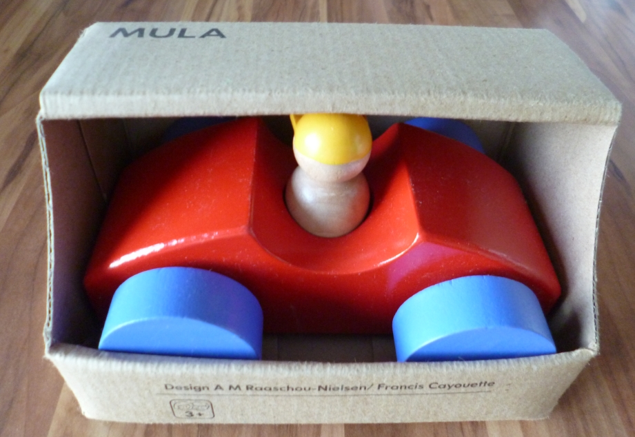 Mula Holzspielzeug Auto, Neuware (EOL)
