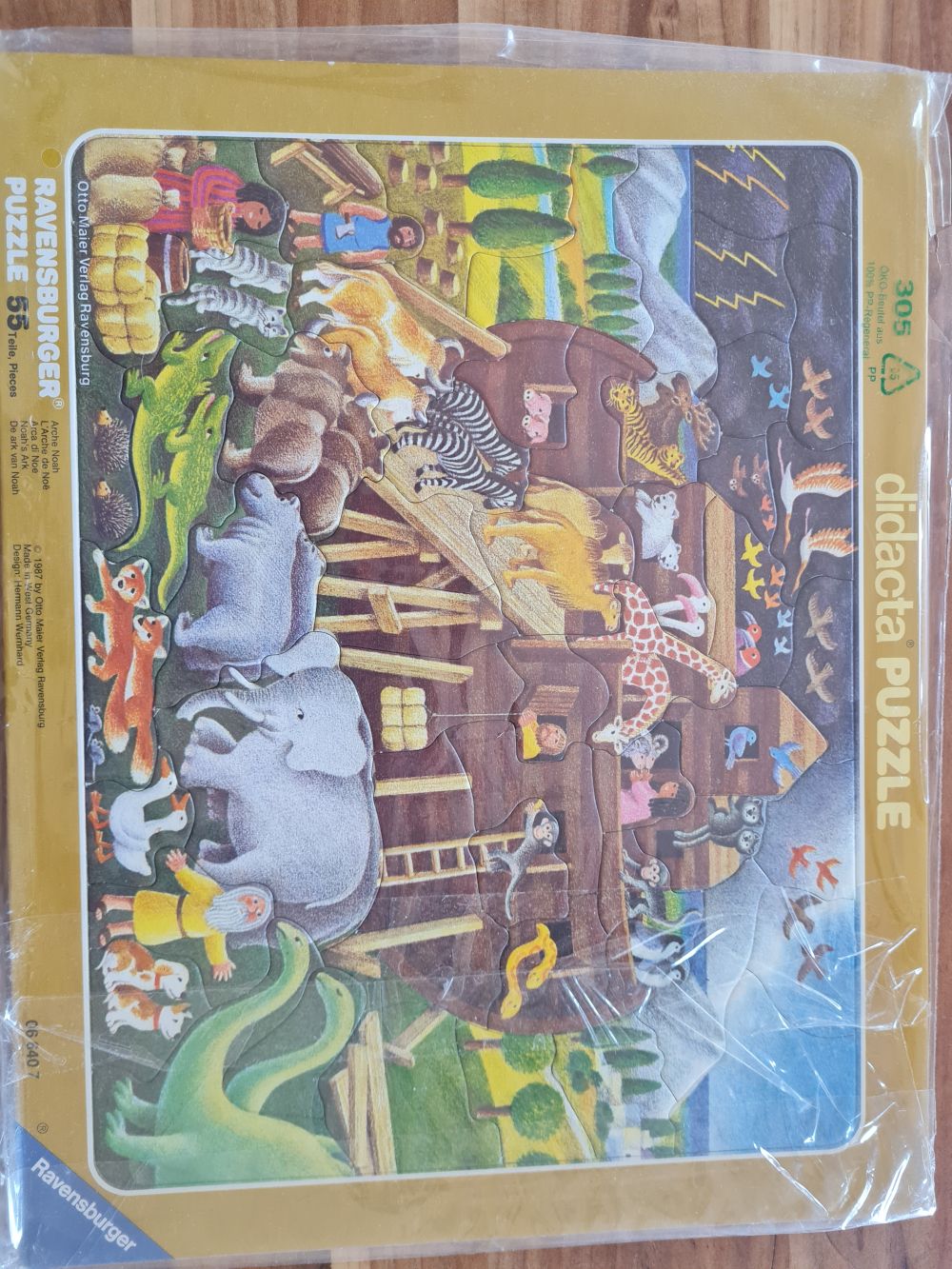 Rahmenpuzzle "Arche Noah", 55 Teile, Secondhand