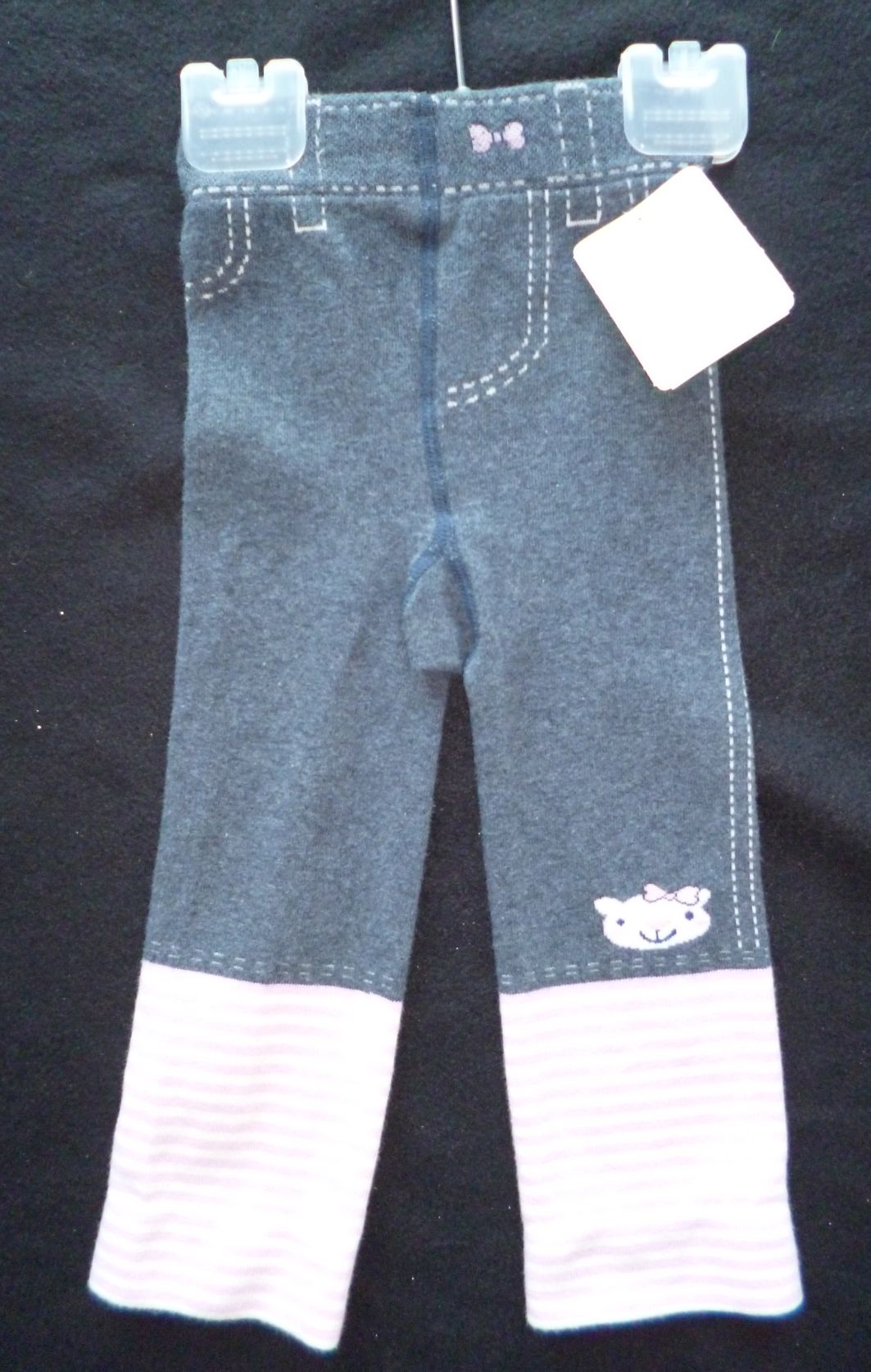 Leggins für Mädchen "Bär", Gr. 68/74, Neuware mit Etikett