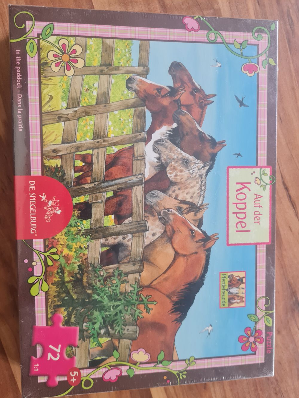 Pferdefreunde Puzzle "Auf der Koppel", 72 Teile, Neuware