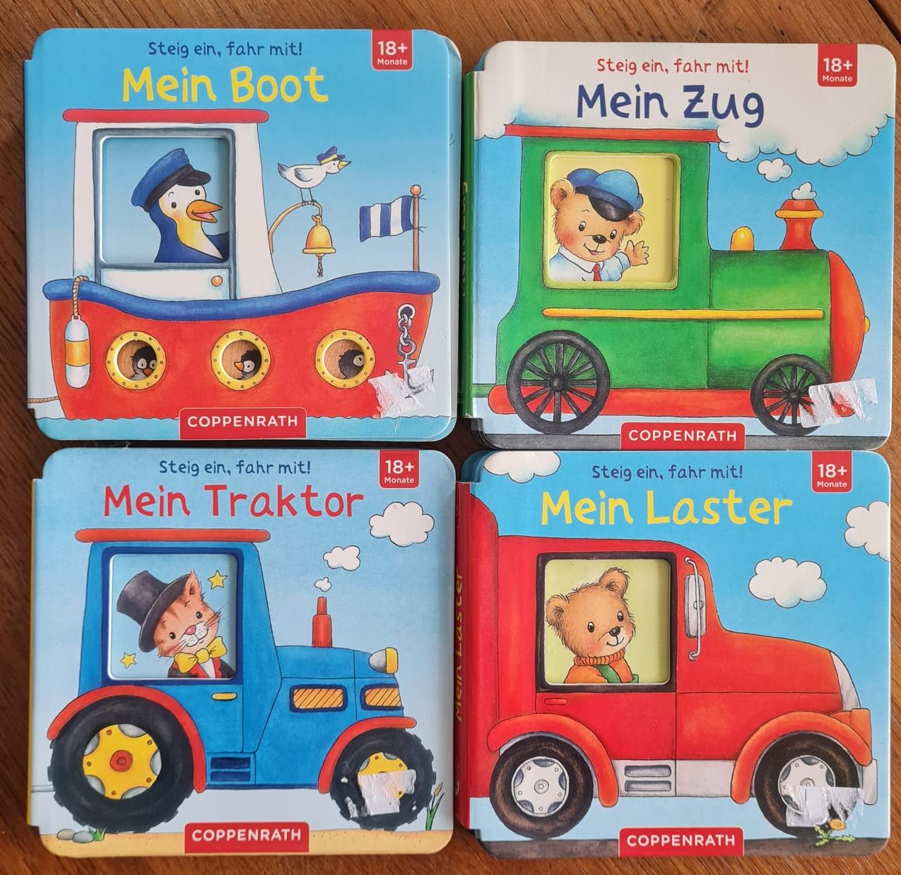 Steig ein, fahr mit! 4er-Set, Neuware