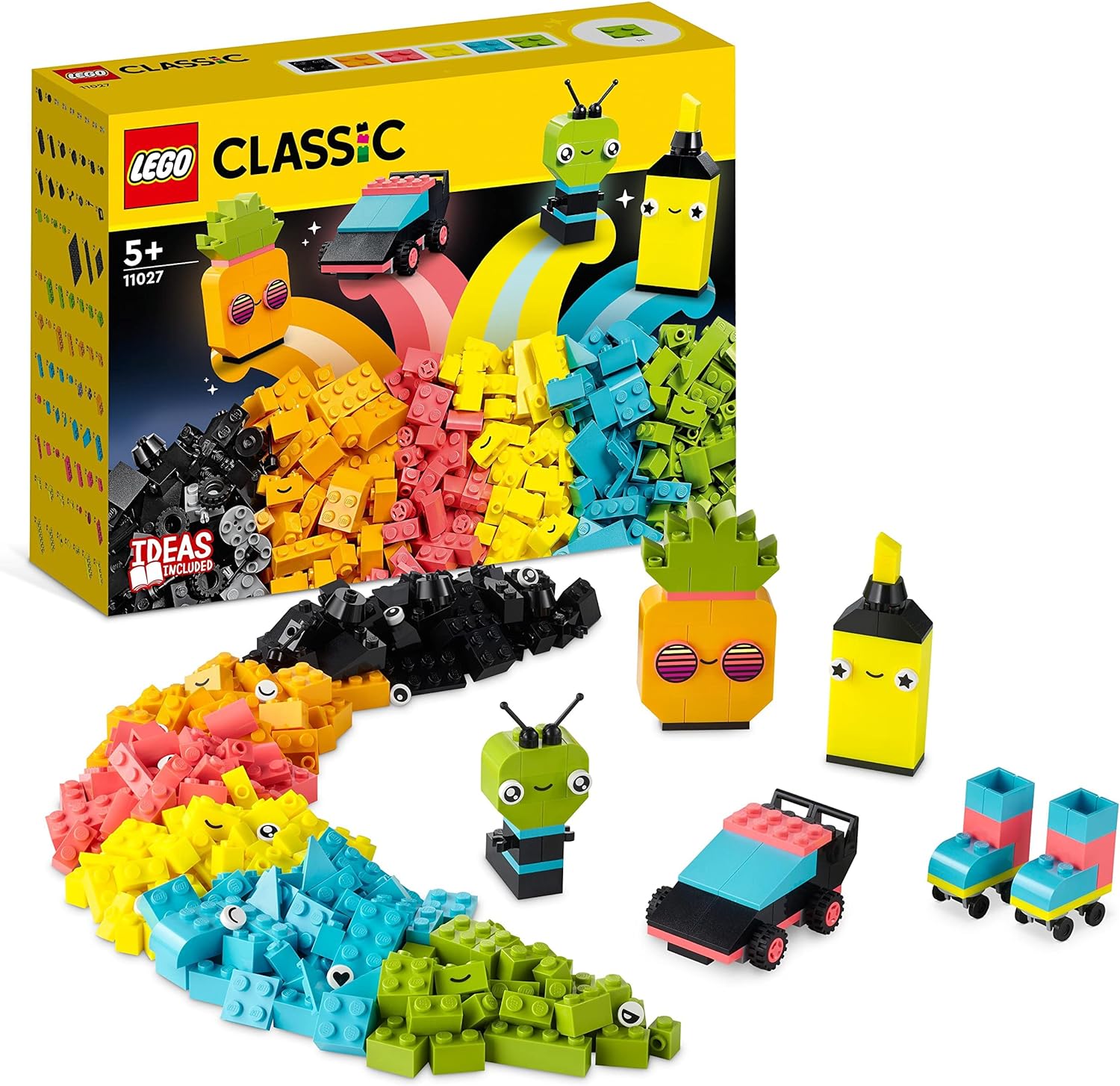 LEGO Classic 11027 Neon Kreativ-Bauset, Neuware