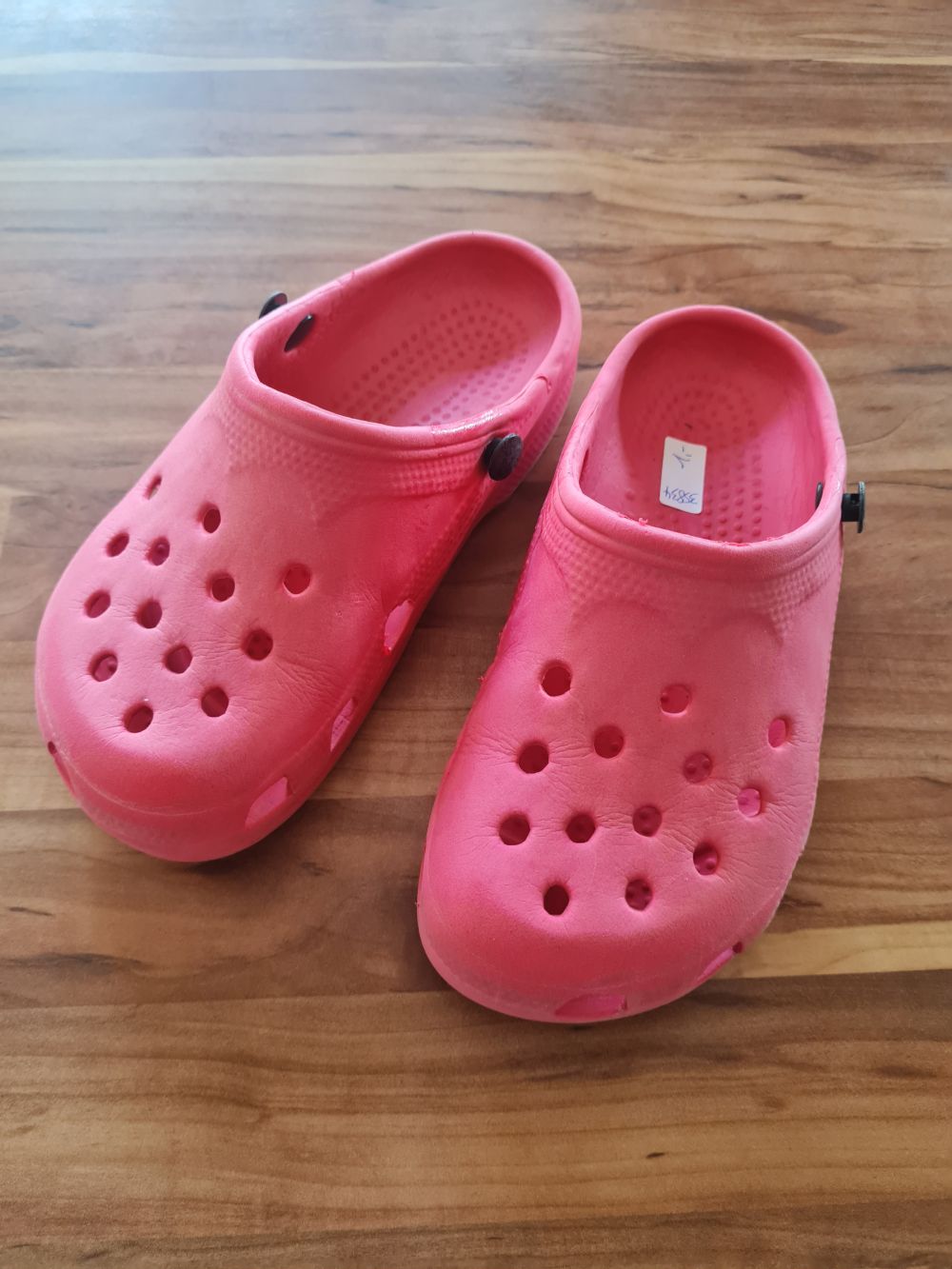 Clogs, rot, Gr. 31, Secondhand