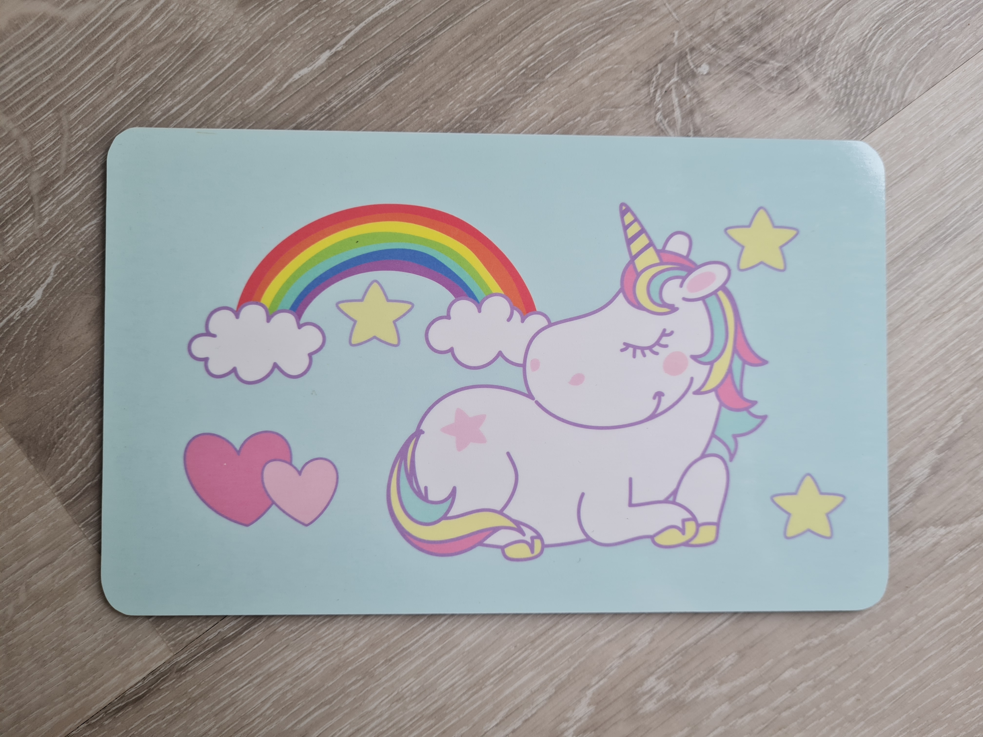 Brettchen mit Einhorn-Motiv, Neuware