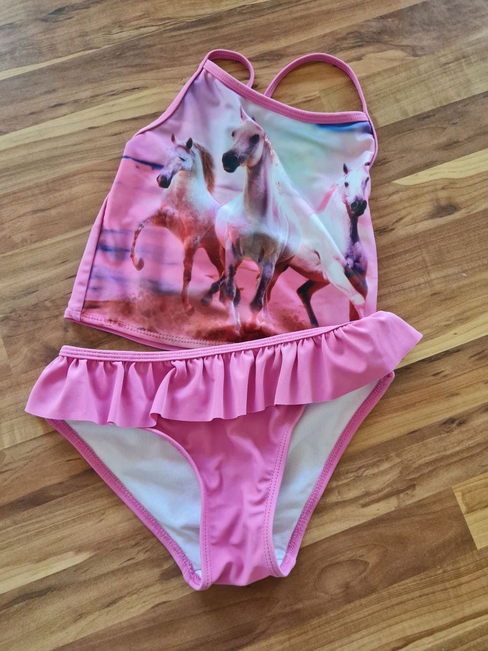 Tankini "Pferde" Gr. 122/128, Secondhand