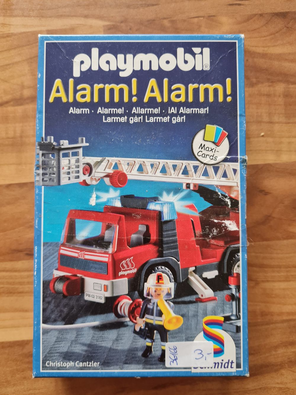 playmobil Alarm! Alarm! Kartenspiel mit Maxi-Karten, Secondhand