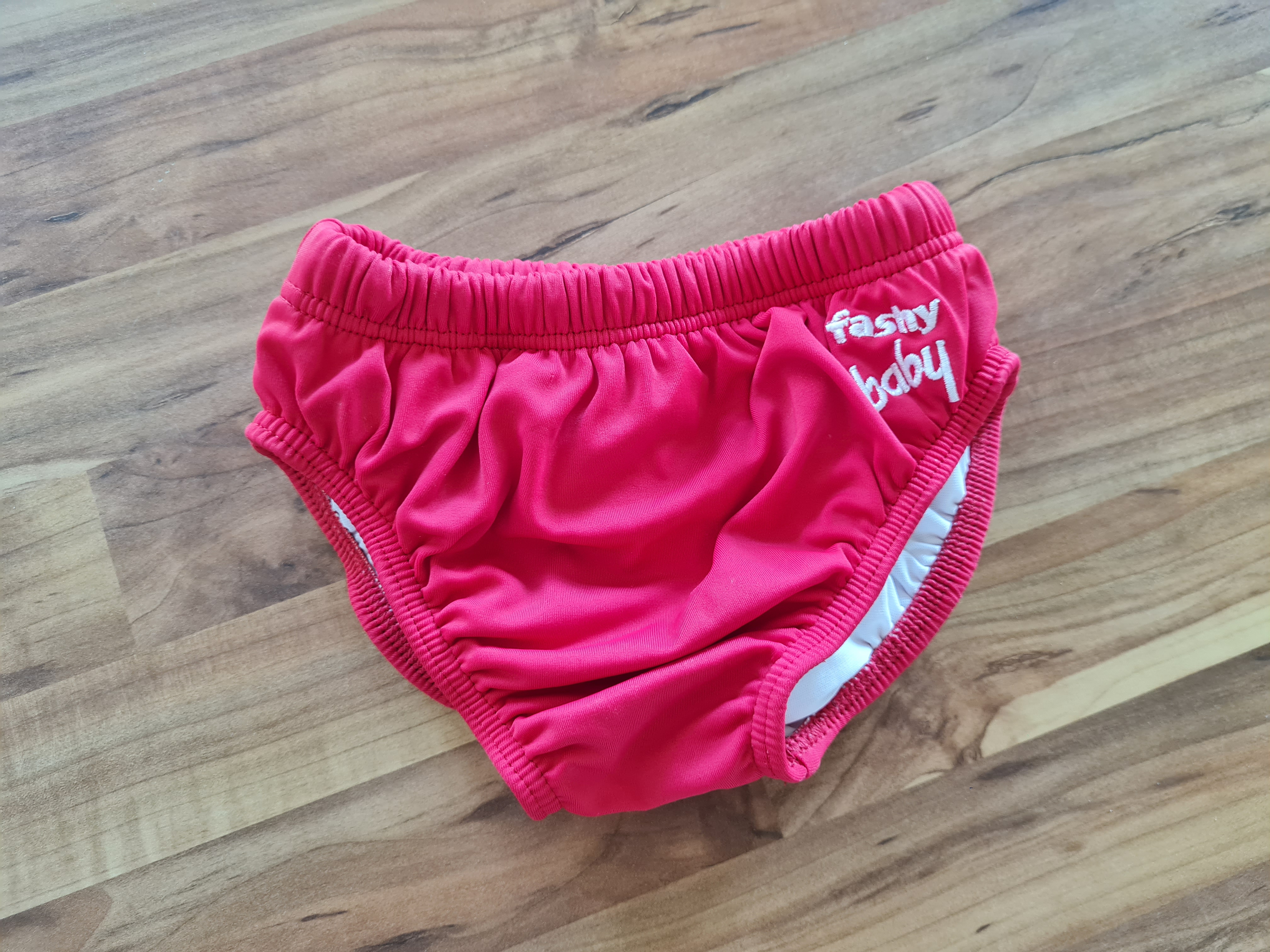 Badehose, rot, Gr. 74/80, Secondhand