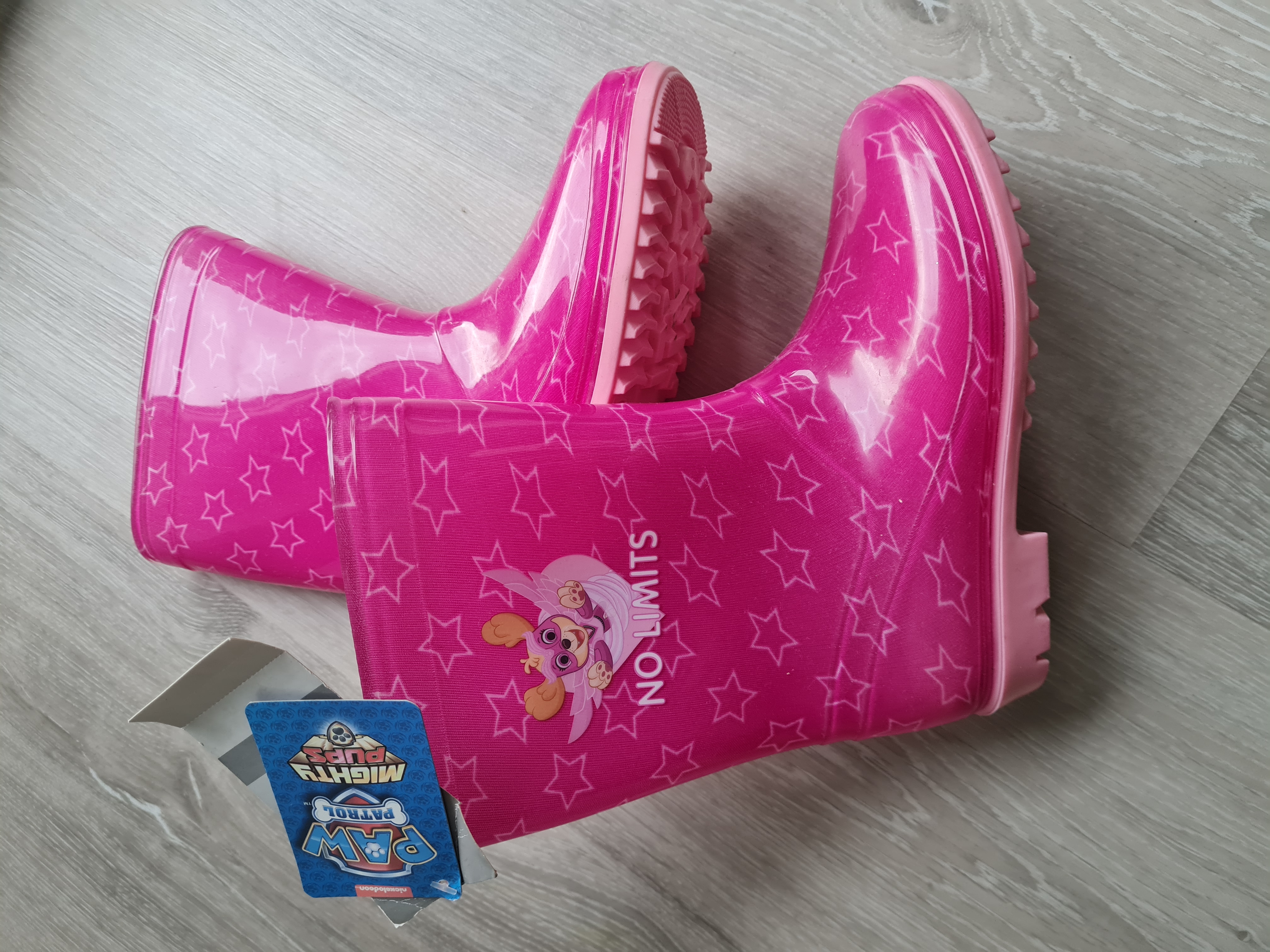 Gummistiefel Gr. 29, Paw Patrol Mighty Pups, Neuware