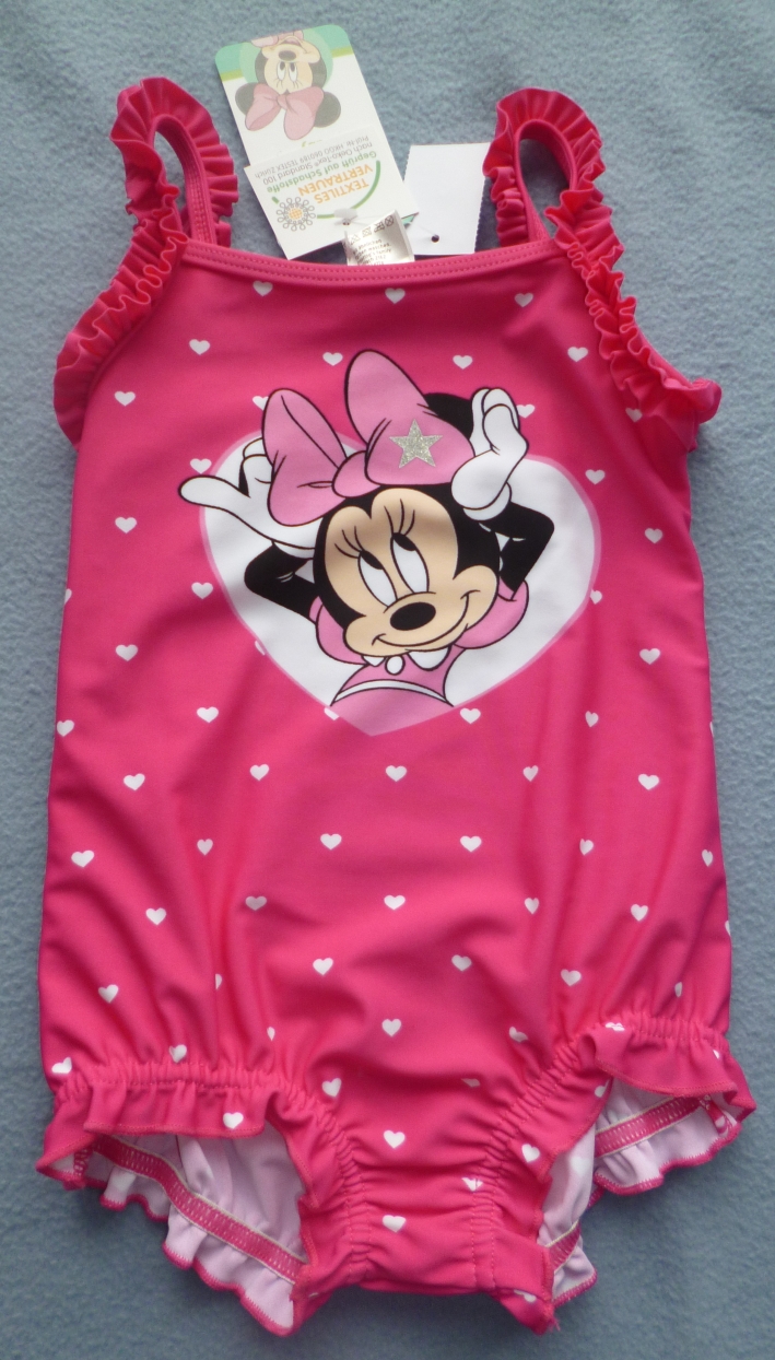 Disney Badeanzug "Minnie Mouse pink" Gr. 80, Neuware mit Etikett