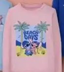 Lilo & Stitch Kinder-Sweatshirt, Gr. 122/128, Neuware