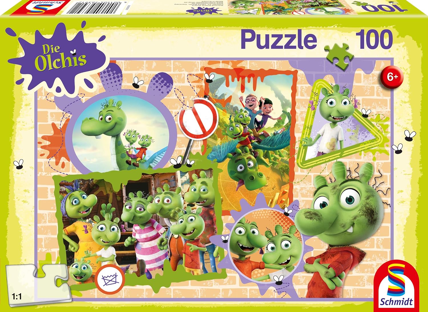 Puzzle "Die Olchis, Olchige Freunde", 100 Teile, Neuware