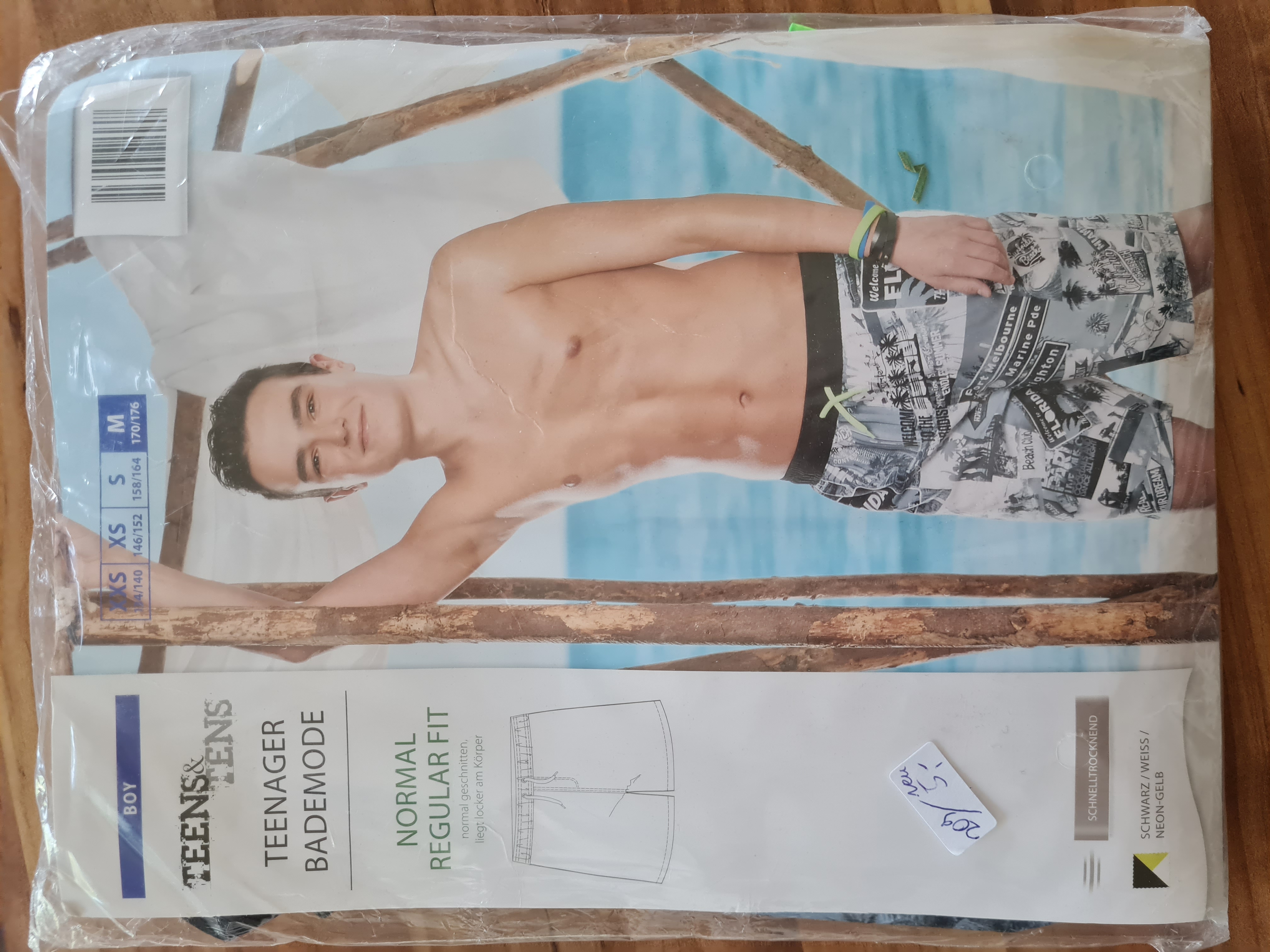 Teens & Tens Badeshorts "Travel, Gr. 170/176, Neuware mit Etikett