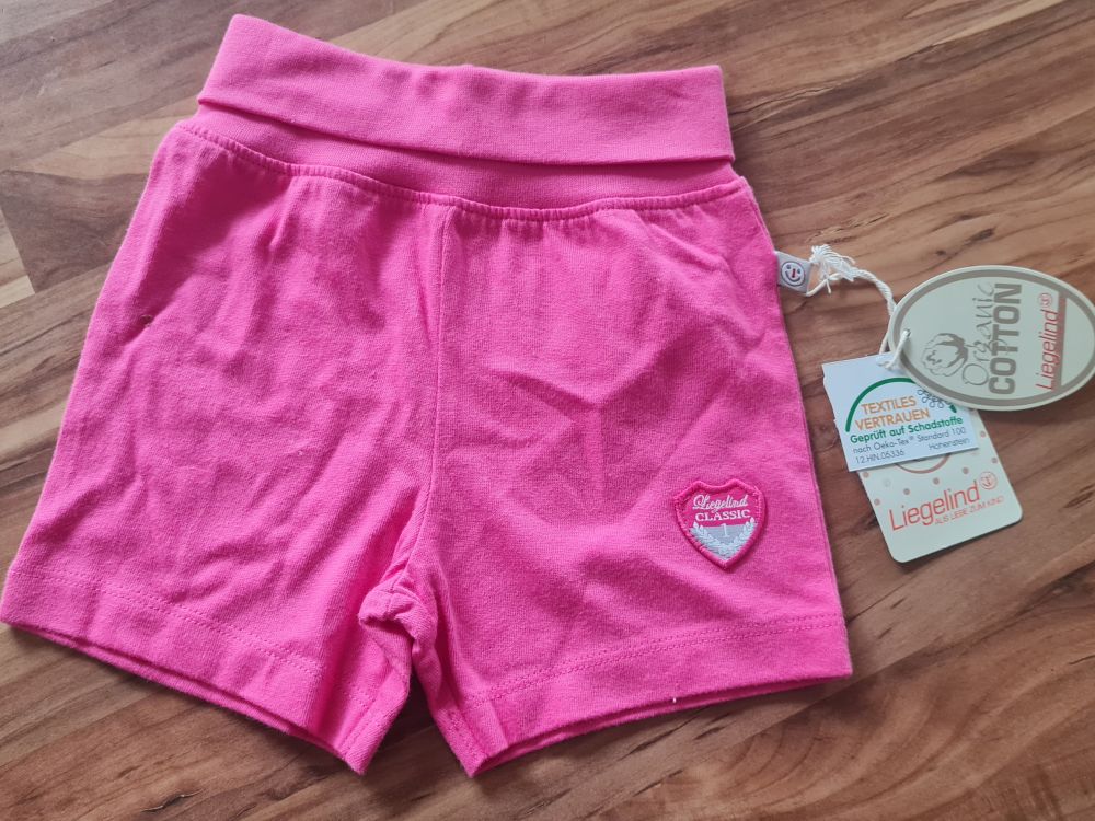 Kurze Hose, pink, Gr. 68, Neuware mit Etikett