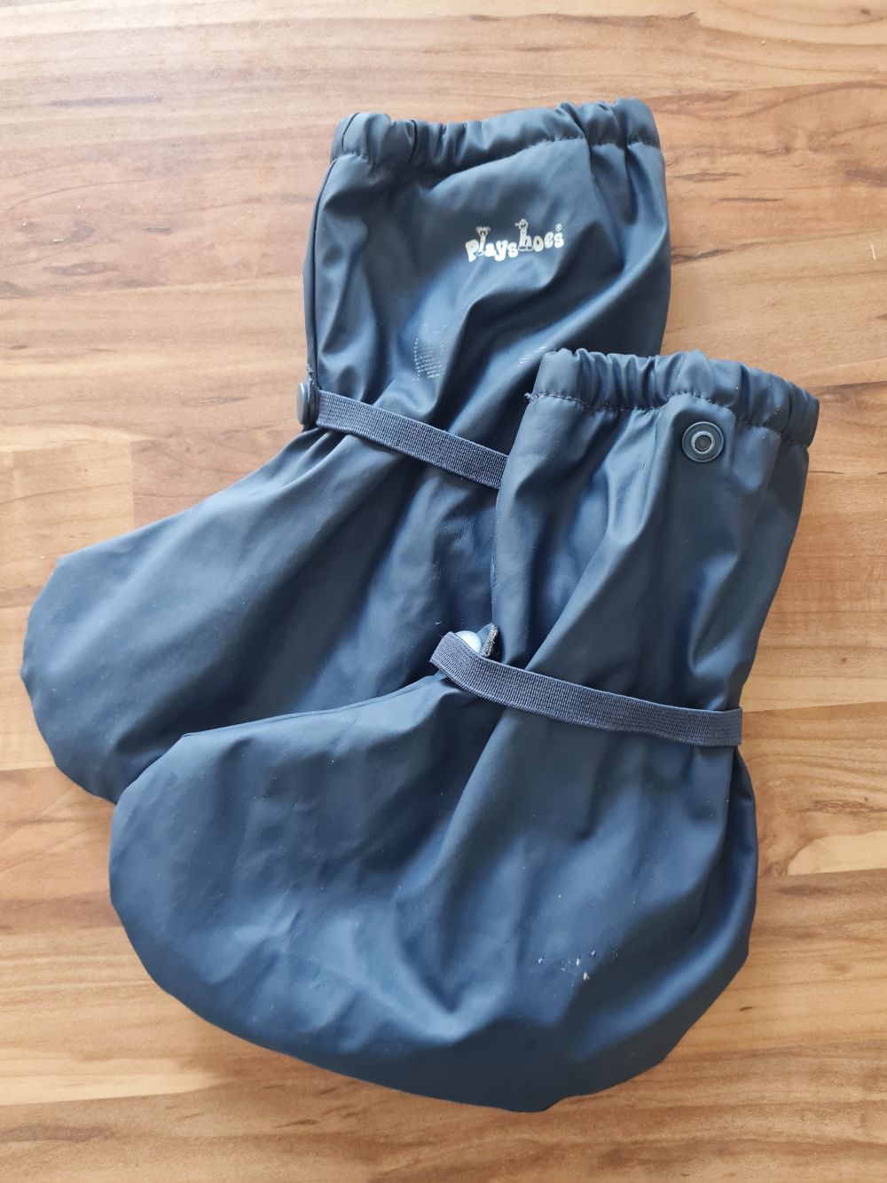 Playshoes Regenfüßlinge mit Fleece-Futter, marineblau, Gr. M, Secondhand