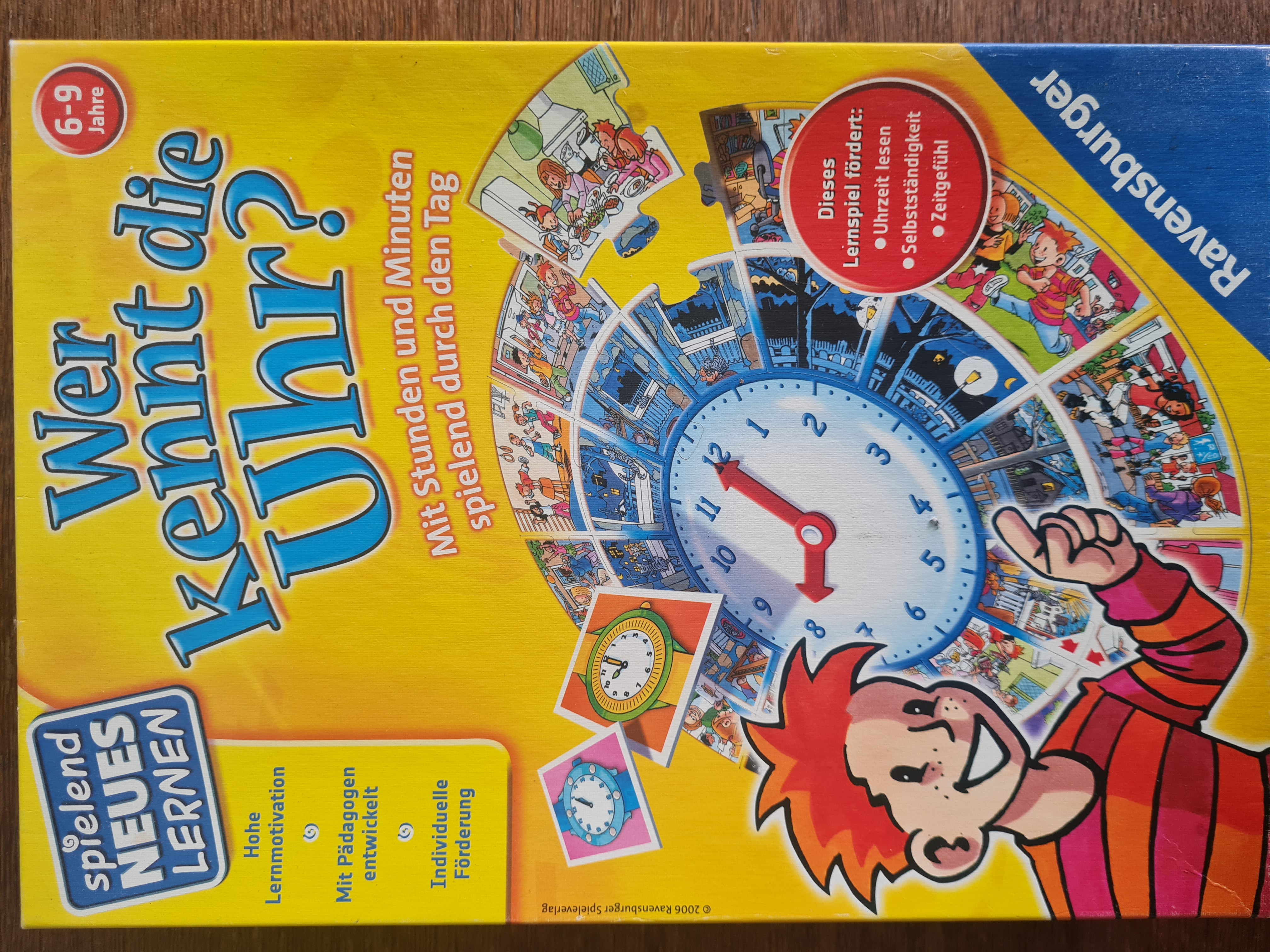 Wer kennt die Uhr? Mit Stunden und Minuten spielend durch den Tag