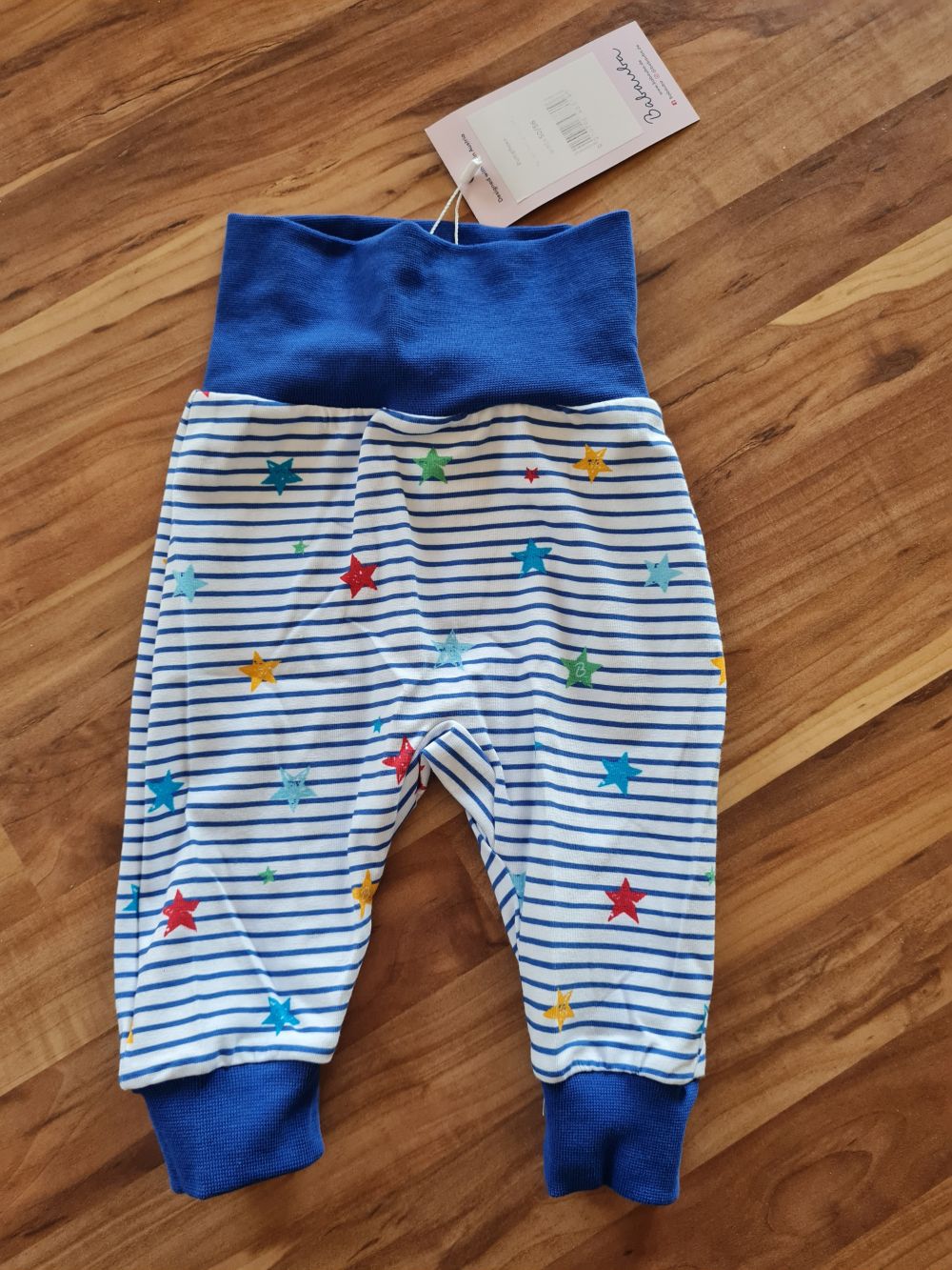 Babauba Pumphose "RainbowStars-BlueStripes", Gr. 50, Neuware mit Etikett