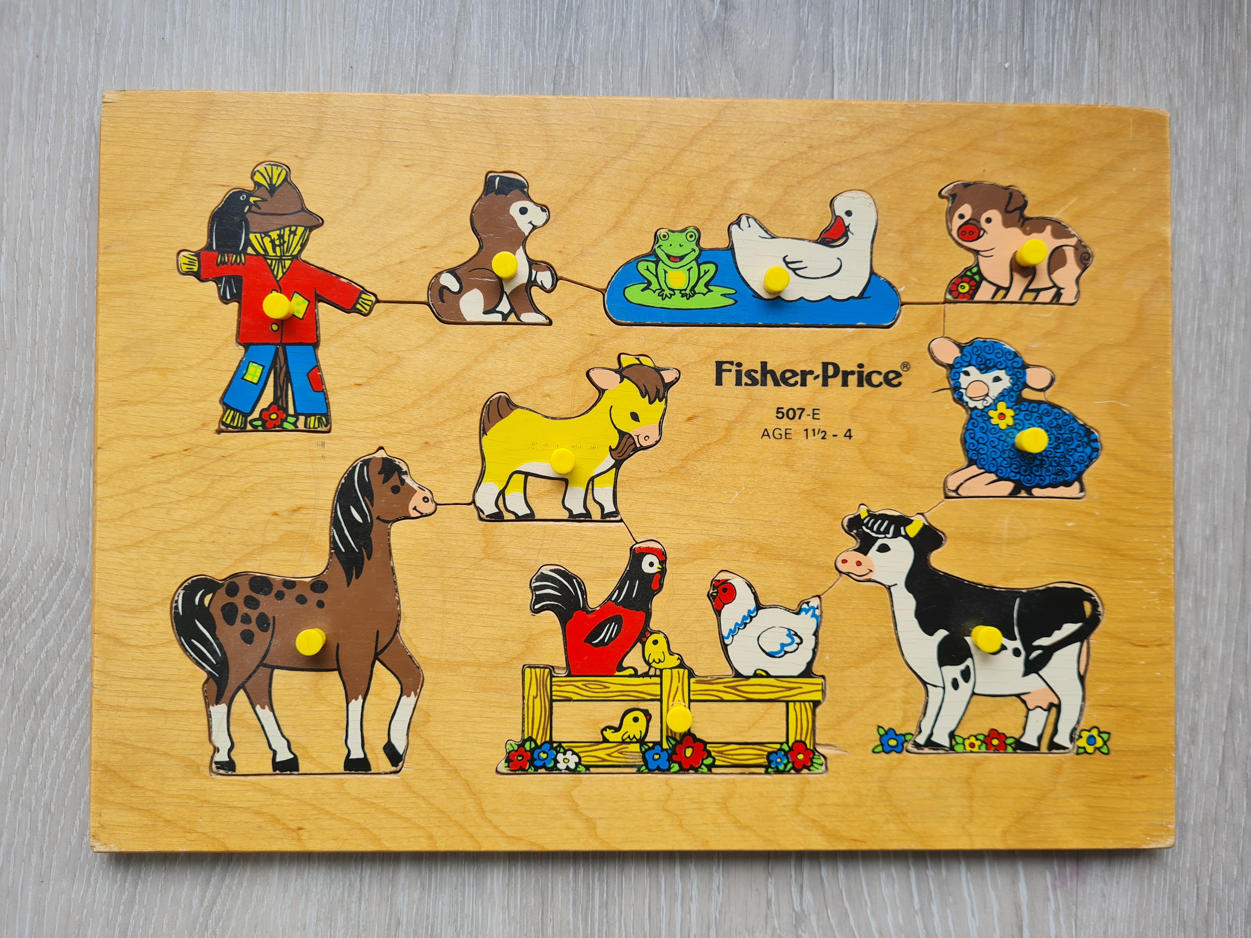 Holz Steckpuzzle