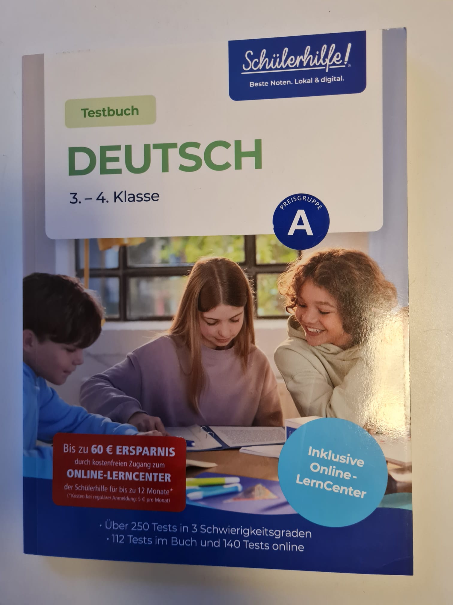Testbuch Deutsch 3./4. Klasse I Schülerhilfe: Über 250 Tests in 3 Schwierigkeitsgraden, Taschenbuch, Neuware
