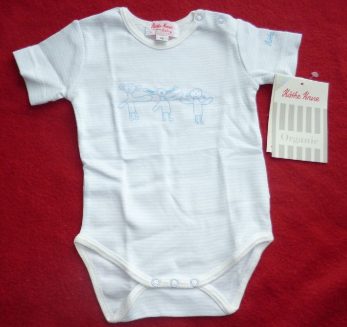 Käthe Kruse Kurzarm-Body für Jungen, Gr. 56, Neuware