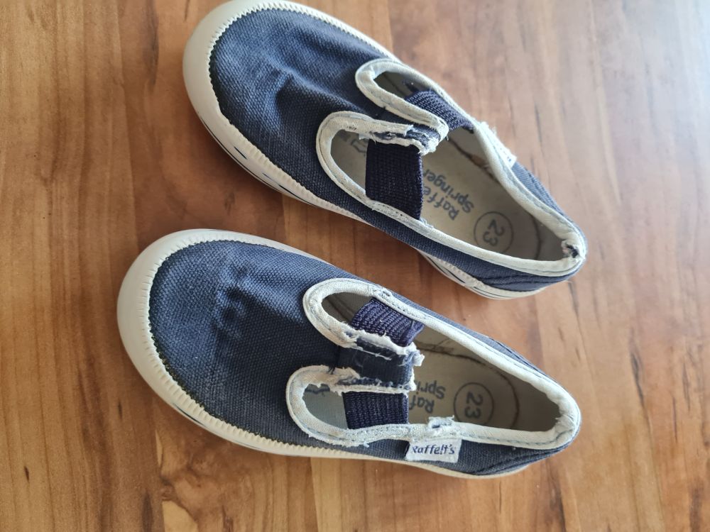 Raffelt Hausschuhe, Gr. 23, Secondhand