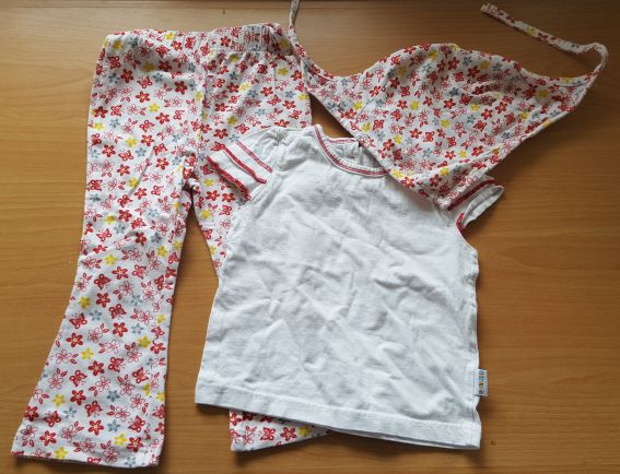 4tlg. Sommer-Set für Mädchen Gr. 92, Secondhand