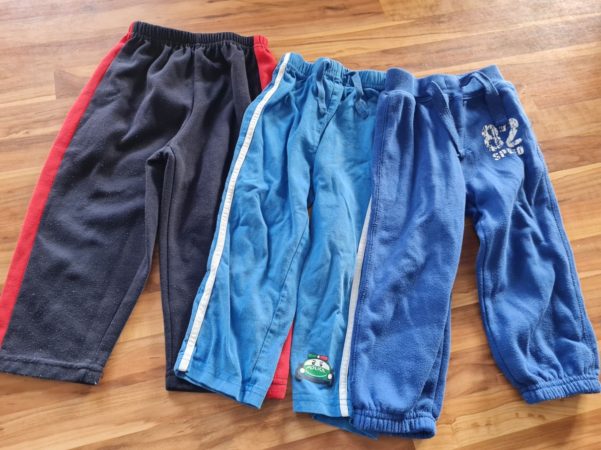 3 Jogginghosen, Gr. 92, Secondhand