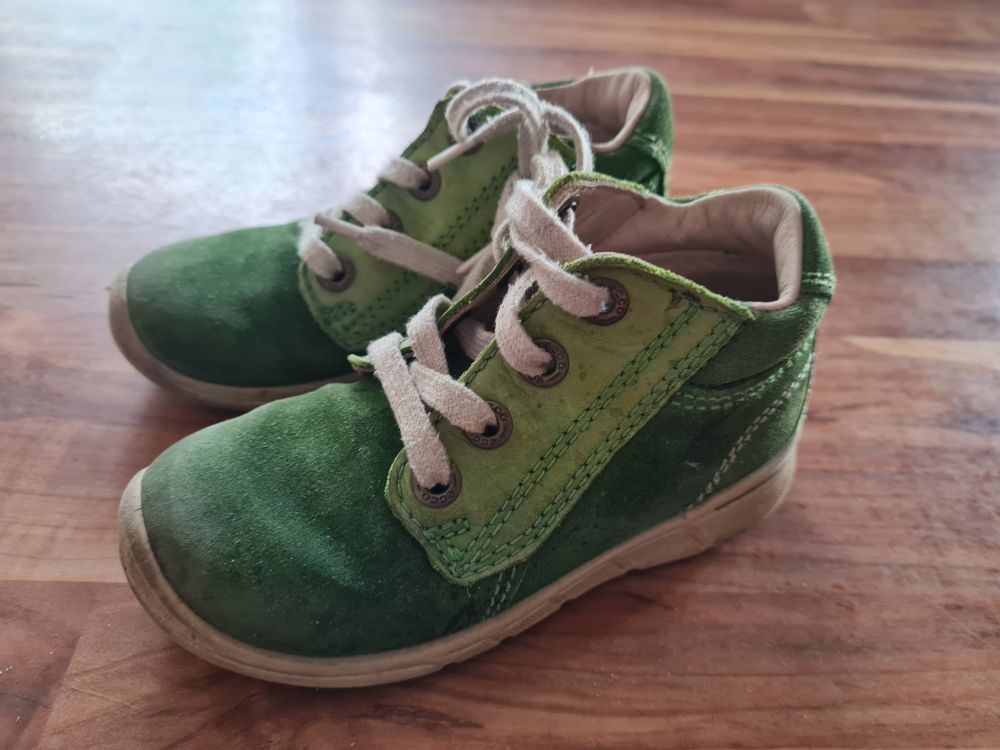 ECCO Schuhe, grün, Gr. 24, Secondhand