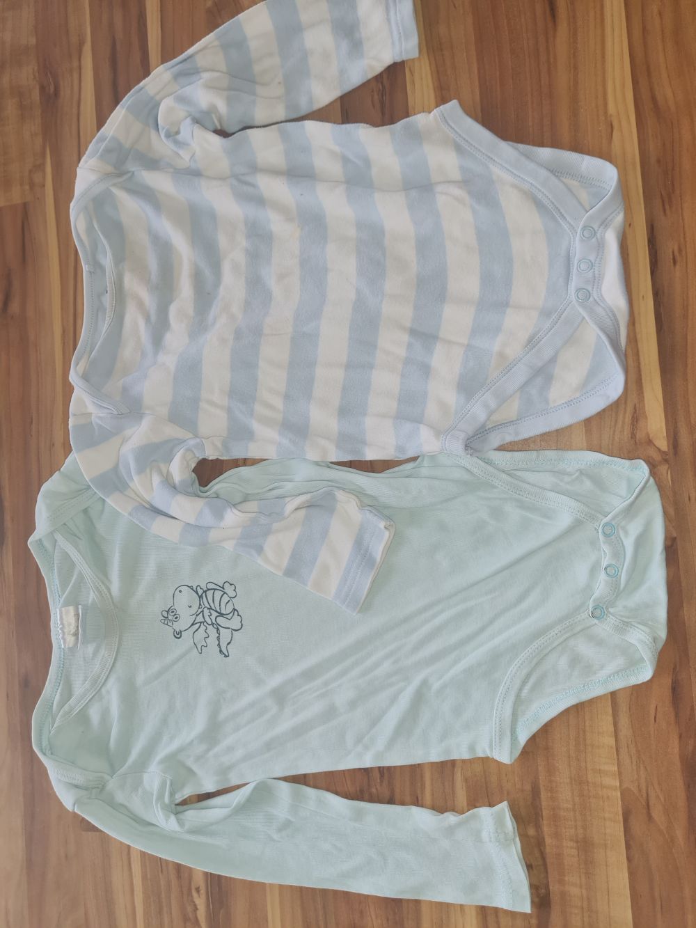 2 Langarmbodies, Gr. 98/104, Secondhand