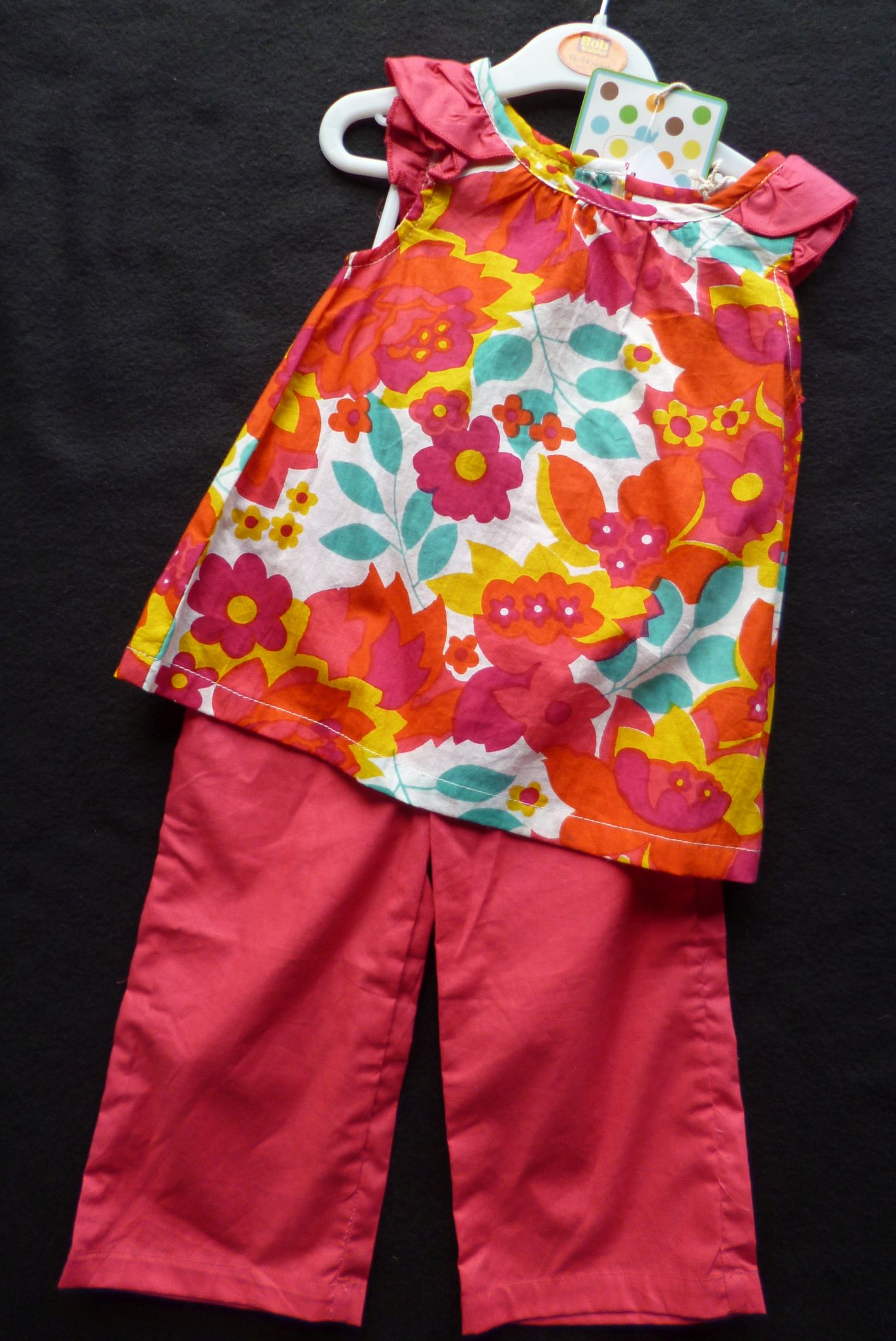 2tlg. Set bestehend aus Bluse und Hose, Gr. 74, Neuware