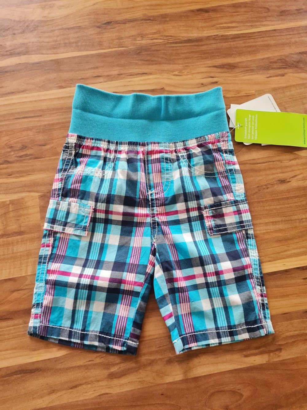 Karierte Sommerhose Gr. 68, Neuware mit Etikett