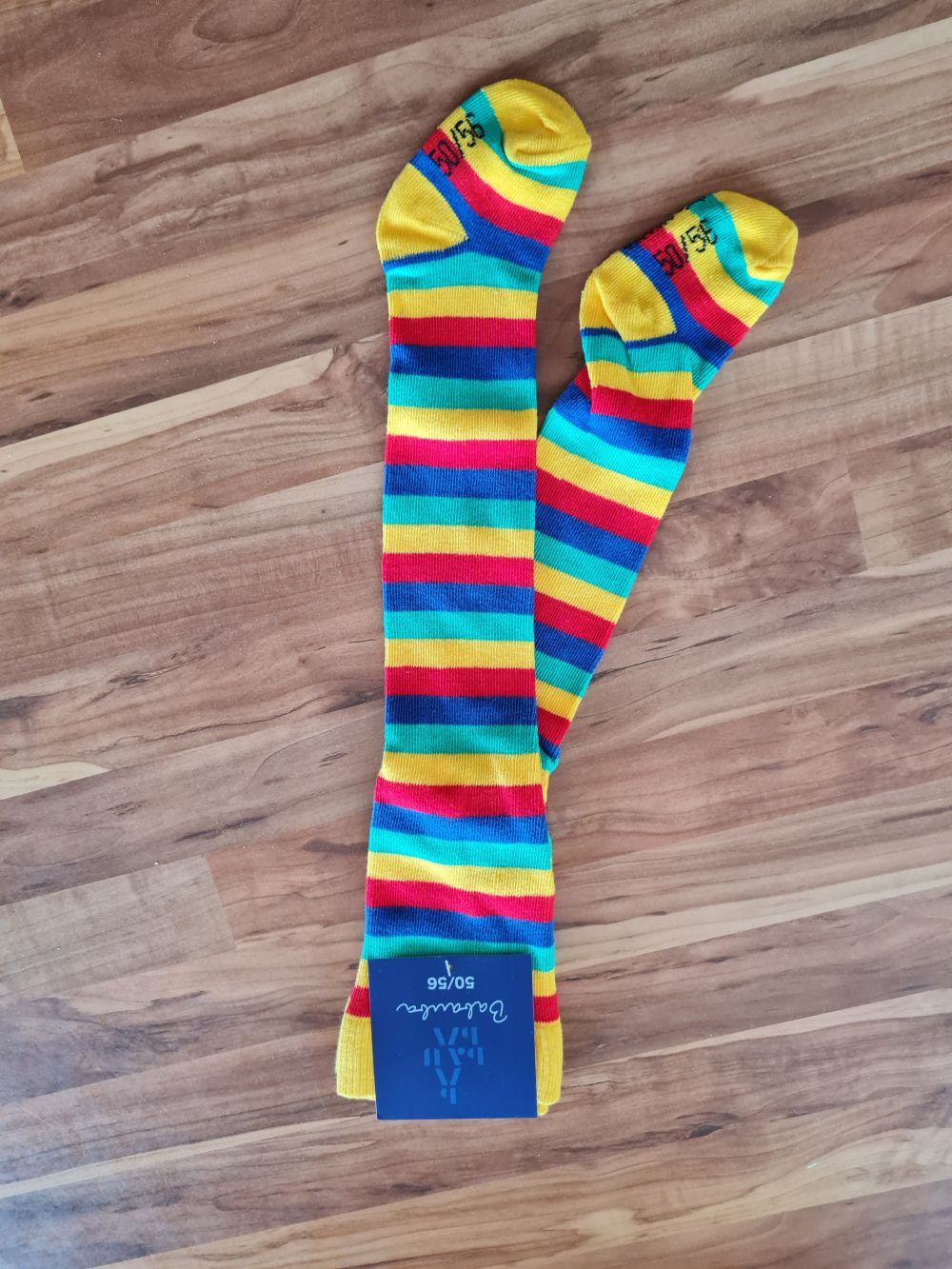 Babauba Strumpfhose "Rainbow Stripes", Gr. 50/56, Neuware mit Etikett