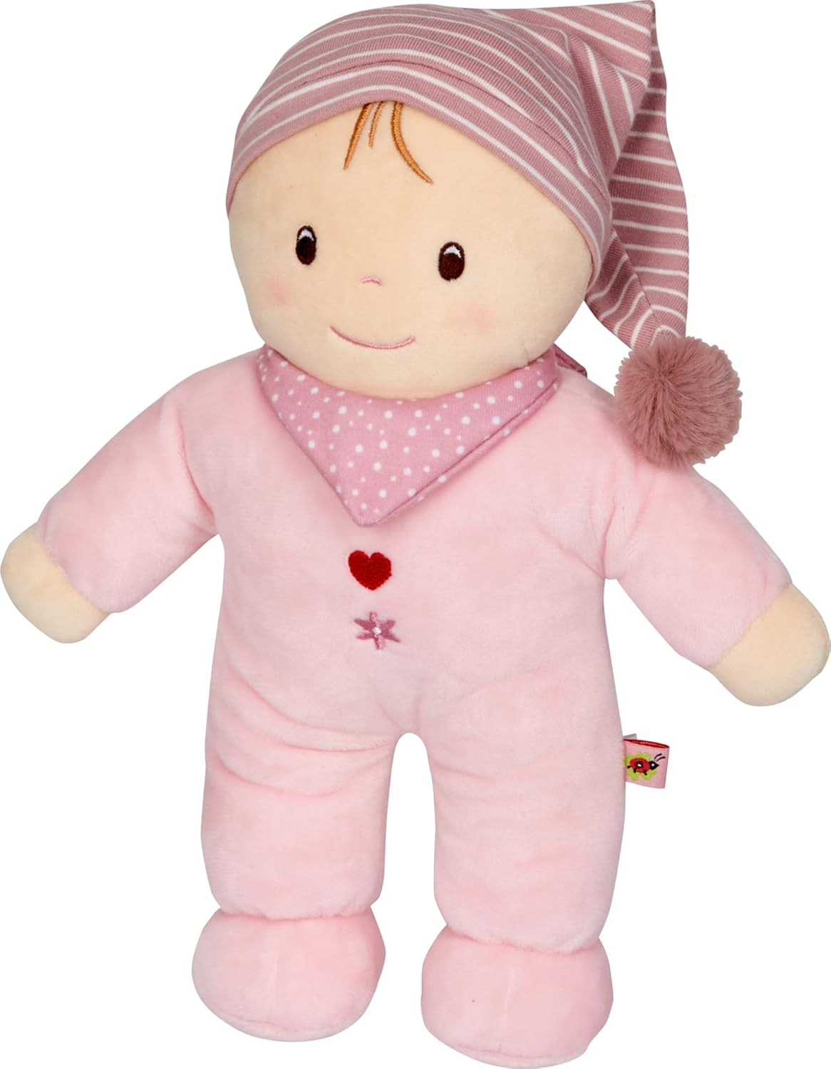 Die Spiegelburg - Schmusepuppe, rosa - BabyGlück, 18588, Neuware