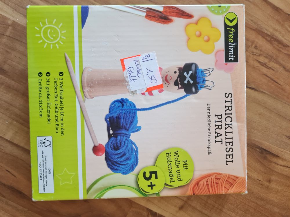 Strickliesel Pirat, Secondhand