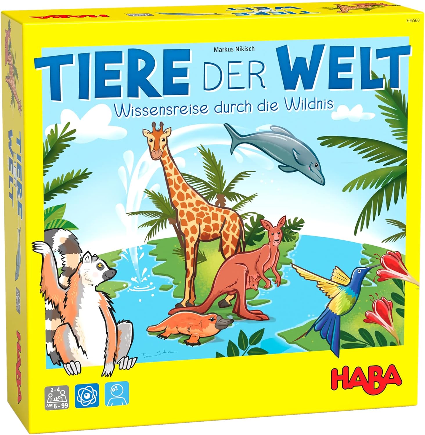 HABA 306560 - Tiere der Welt, Legespiel ab 6 Jahren, Neuware
