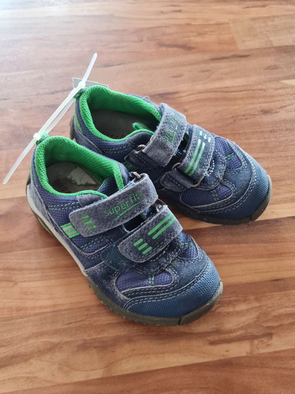 Superfit Schuhe, blau-grün, Gr. 25, Secondhand